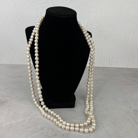 64” Freshwater Pearl Stand Necklace $1,684 - Picture 1 of 8